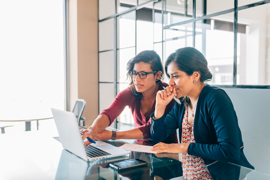 employees using technology